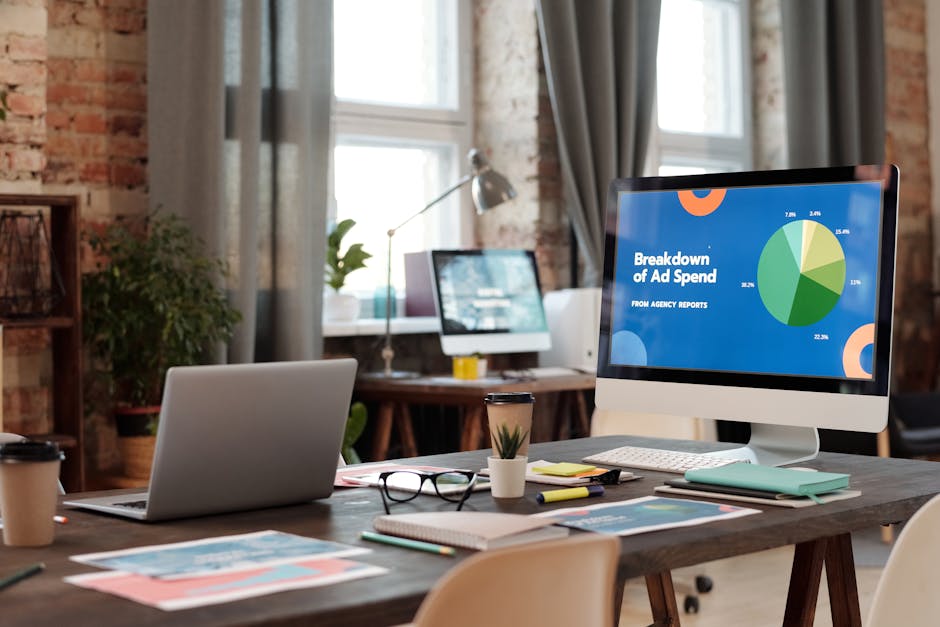 Google Ads dashboard campaign setup, keyword match types comparison chart