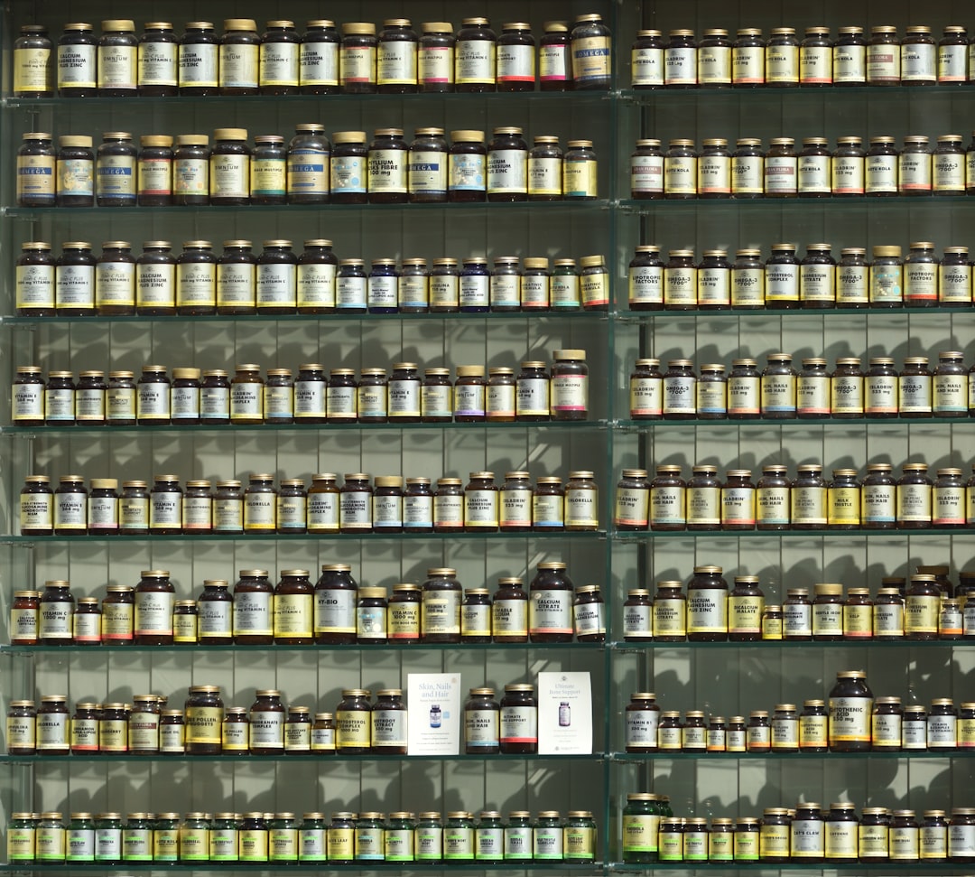 supplement shelf, evidence-based nutrition, vitamins