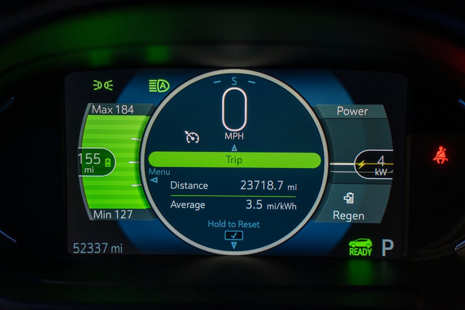 G-sensor sensitivity test, parking mode power consumption chart