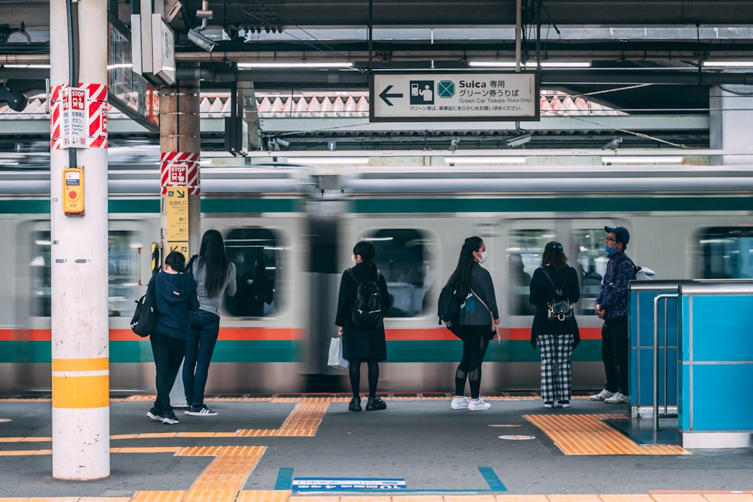 Japan train pass booking counter, JR ticket office Japan